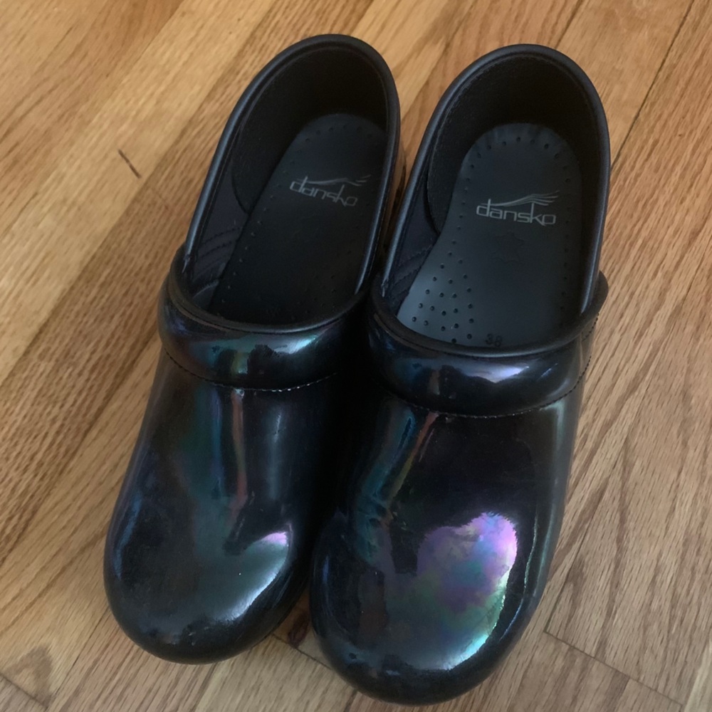 iridescent dansko